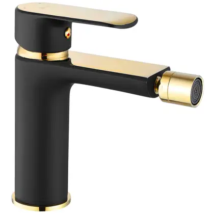 Смеситель для биде REA BLOOM BLACK GOLD (REA-B9935)