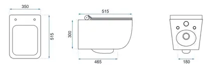 Унітаз REA Матео Rimless REA-C1258