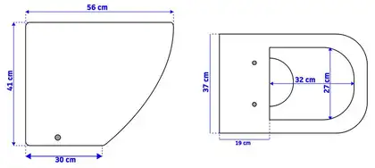 Унітаз REA Carlo Rimless Duroplast REA-C4600