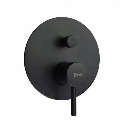 Душевая система REA LUNGO BLACK с изливом + BOX скрытого монтажа (REA-P4112)