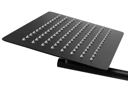 Rea Oval Black Душевая система скрытого монтажа, черная (REA-P8467)
