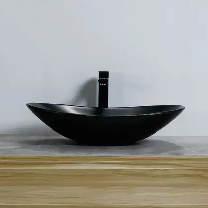 Умывальник (раковина) REA ROYAL 60 BLACK MAT накладной черный (REA-U0442) Умывальник (раковина) REA ROYAL 60 BLACK MAT накладной черный (REA-U0442)