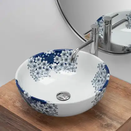 Rea Fiori Умывальник накладной, белый (REA-U6520) Rea Fiori Умывальник накладной, белый (REA-U6520)