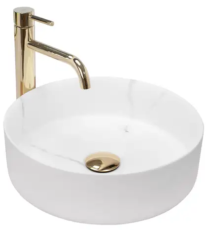 Rea Sami Marble Matt Умивальник накладний, матовий (REA-U8703) Rea Sami Marble Matt Умивальник накладний, матовий (REA-U8703)