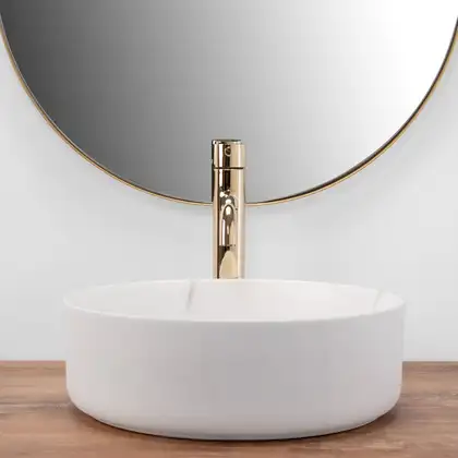 Rea Sami Marble Matt Умивальник накладний, матовий (REA-U8703) Rea Sami Marble Matt Умивальник накладний, матовий (REA-U8703)