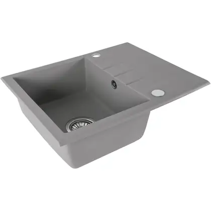Гранитная кухонная мойка REA NORTH GREY серая (ZLE-00128) Гранитная кухонная мойка REA NORTH GREY серая (ZLE-00128)