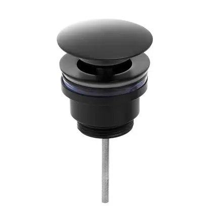 Донний клапан для ванни Yoka KLIK-KLAK BLACK черный (BK.POP-71-BLK)