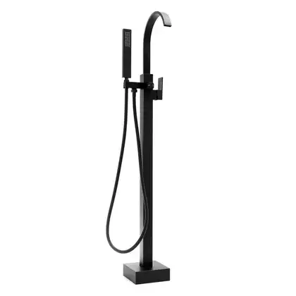 Смеситель для ванны Yoka ENZO BLACK черный напольный (BS.ENZO-BLK) Смеситель для ванны Yoka ENZO BLACK черный напольный (BS.ENZO-BLK)