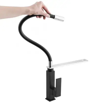 Змішувач для кухни Yoka LINUS BLACK черный (BZ.LINUS-BLK) Змішувач для кухни Yoka LINUS BLACK черный (BZ.LINUS-BLK)