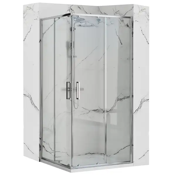 Душова Кабіна REA Punto 90x90 + Душовий Піддон Savoy KPL-0867-1906