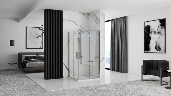 Душова Кабіна REA Molier Хром Double 100x100 KPL-6371-6371