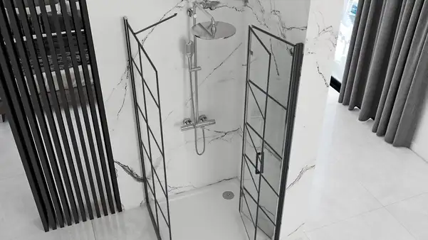 Душова Кабіна REA Molier Чорний 100x80 KPL-6963-8412