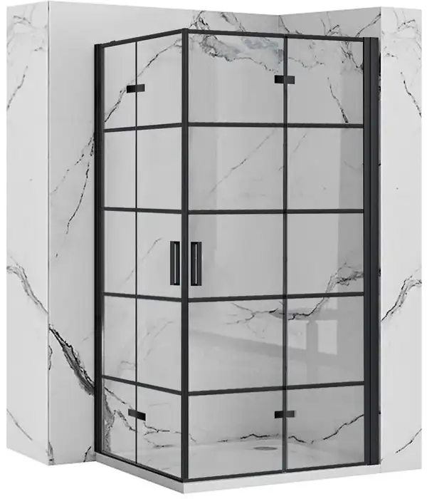 Душова Кабіна REA Molier Чорний Double 80x100 KPL-8537-6963