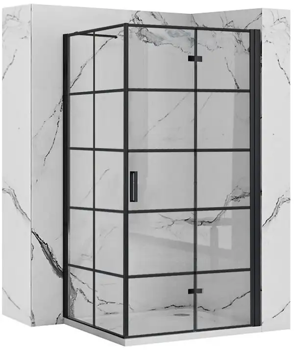 Душова Кабіна REA Molier Чорний 90x80 KPL-8538-8412