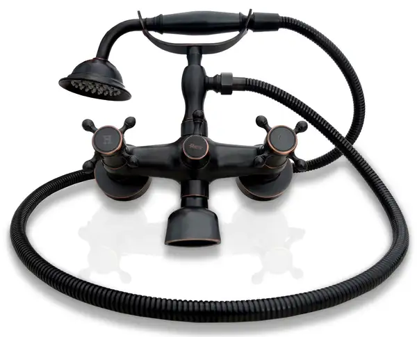 Смеситель для ванны REA RETRO OLD BLACK черный настенный (REA-B0224) Смеситель для ванны REA RETRO OLD BLACK черный настенный (REA-B0224)