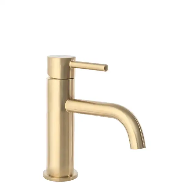 Смеситель для раковины (умывальника) REA LUNGO BRUSHED GOLD низкий (REA-B4527) Смеситель для раковины (умывальника) REA LUNGO BRUSHED GOLD низкий (REA-B4527)