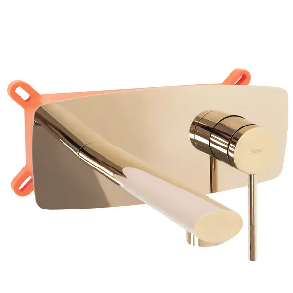 Смеситель для раковины (умывальника) REA OVAL GOLD + BOX скрытого монтажа (REA-B5125) Смеситель для раковины (умывальника) REA OVAL GOLD + BOX скрытого монтажа (REA-B5125)