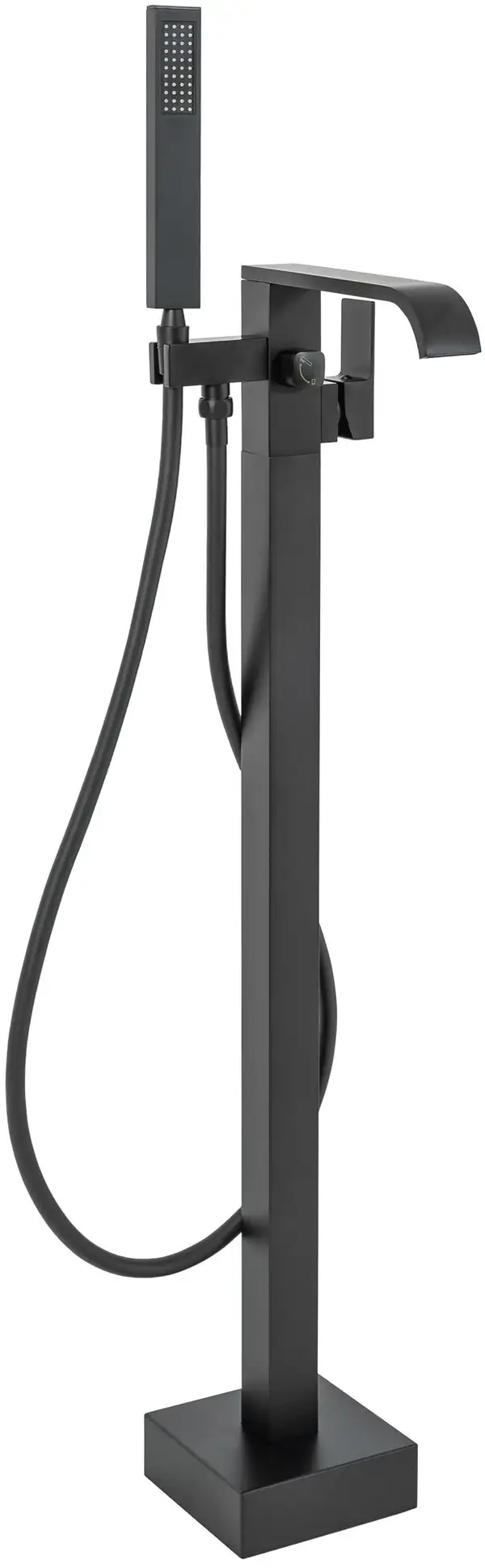 Смеситель для ванны REA CARAT BLACK черный напольный (REA-B5423) Смеситель для ванны REA CARAT BLACK черный напольный (REA-B5423)