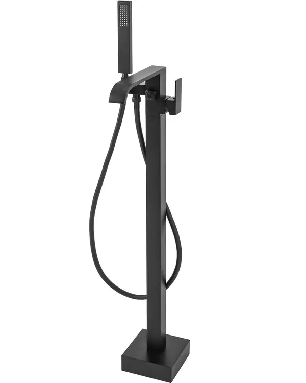 Смеситель для ванны REA CARAT BLACK черный напольный (REA-B5423) Смеситель для ванны REA CARAT BLACK черный напольный (REA-B5423)