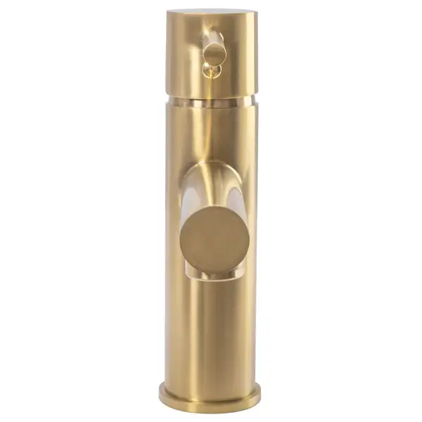 Смеситель для раковины (умывальника) REA TESS BRUSHED GOLD низкий (REA-B5661)