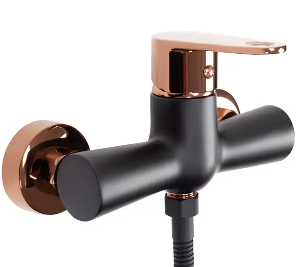 Смеситель для ванны и душа REA MILD ROSE GOLD настенный (REA-B9149)