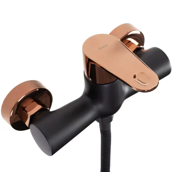 Смеситель для ванны и душа REA MILD ROSE GOLD настенный (REA-B9149)