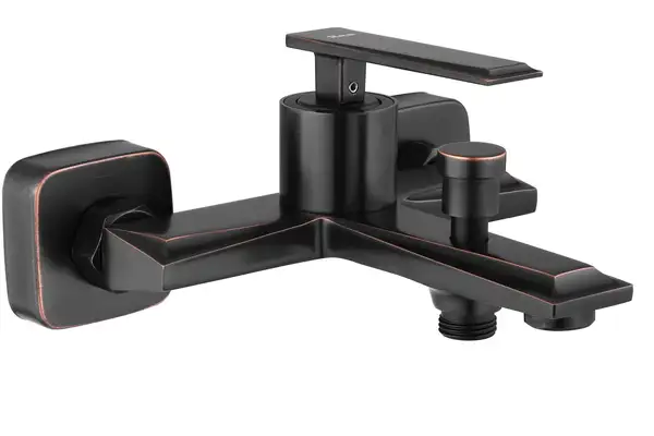 Смеситель для ванны и душа REA ROMANO OLD BLACK настенный с изливом (REA-B9903) Смеситель для ванны и душа REA ROMANO OLD BLACK настенный с изливом (REA-B9903)