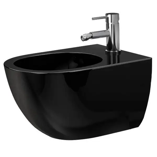 Подвесное биде REA CARTER BLACK черный (REA-C4210)