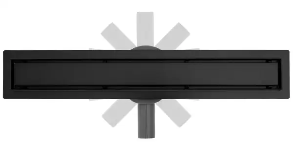 Трап для душа REA NEO PRO BLACK 2в1 черный 50 см (REA-G0999)