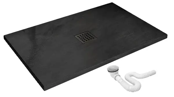 Душевой поддон REA ROCK 80X100 BLACK (REA-K4578)