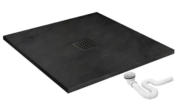 Душевой поддон REA ROCK 90X90 BLACK (REA-K4581)