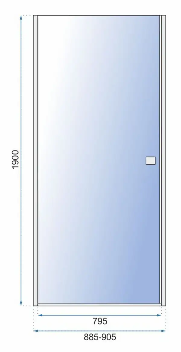 Душова Дверь REA Up My Space N 90 REA-K8546
