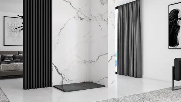 Душевой поддон REA STONE 80X120 BLACK (REA-K9602)