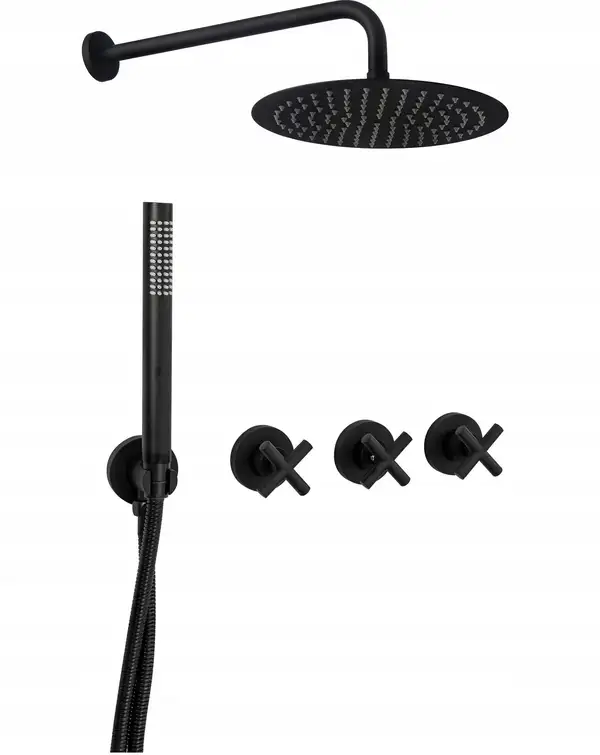 Душевая система REA EXIT BLACK + BOX скрытого монтажа (REA-P8000) Душевая система REA EXIT BLACK + BOX скрытого монтажа (REA-P8000)