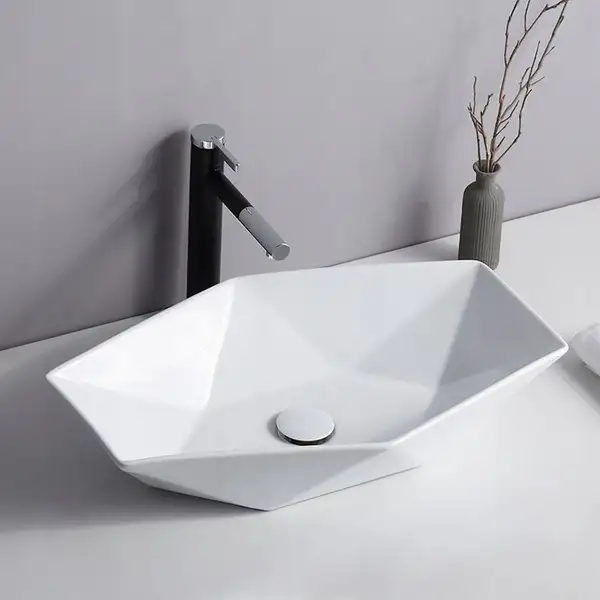 Rea Vegas White Раковина накладна, біла (REA-U6643) Rea Vegas White Раковина накладна, біла (REA-U6643)