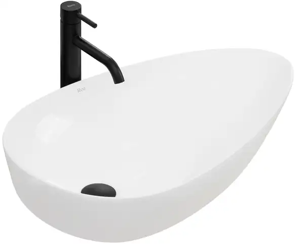 Rea Greta 65 Умивальник накладний, білий (REA-U8537) Rea Greta 65 Умивальник накладний, білий (REA-U8537)