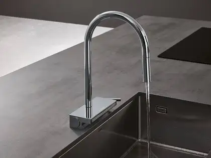 Hansgrohe Aquno Select 170 3jet Змішувач кухонний, хром (73837000) Hansgrohe Aquno Select 170 3jet Змішувач кухонний, хром (73837000)