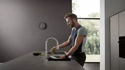 Hansgrohe Aquno Select 170 3jet Змішувач кухонний, хром (73837000) Hansgrohe Aquno Select 170 3jet Змішувач кухонний, хром (73837000)
