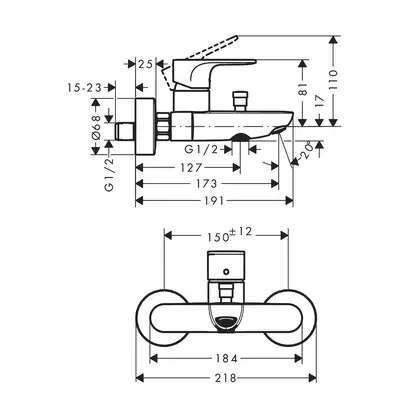 Hansgrohe Rebris S/Vernis Blend Набір 3-в-1, чорний (SET72440) (724407251726422) Hansgrohe Rebris S/Vernis Blend Набір 3-в-1, чорний (SET72440) (724407251726422)