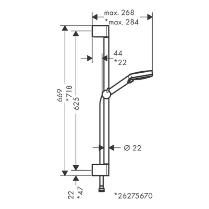 Hansgrohe Rebris S/Vernis Blend Набір 3-в-1, чорний (SET72440) (724407251726422) Hansgrohe Rebris S/Vernis Blend Набір 3-в-1, чорний (SET72440) (724407251726422)