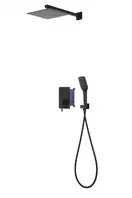 Душовий гарнітур прихованого монтажу Corsan CMZ066MBL BLACK + BOX чорний (646987)
