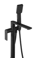 Смеситель для ванны CORSAN TRINO BLACK MATT напольный (CMB7159BL)