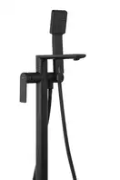 Смеситель для ванны CORSAN TRINO BLACK MATT напольный (CMB7159BL)