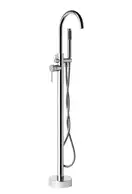 Смеситель для ванны CORSAN LUGO CHROME напольный (CMM35CH)