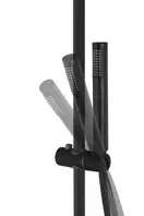 Душовий гарнітур Corsan LUGO BLACK MATT з термостатом (CMN023)