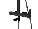 Душовий гарнітур Corsan ANGO BLACK MATT з виливом (CMN030)