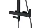 Душовий гарнітур Corsan ANGO BLACK MATT з виливом (CMN030)