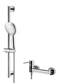 Душовий гарнітур Corsan CHROME зі штангою (CMZ061MCH)