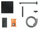 Душевая система CORSAN ADOUR BLACK + BOX скрытого монтажа (Z01MBL)