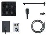 Душовий гарнітур прихованого монтажу Corsan CMZ066MBL BLACK + BOX чорний (646987)